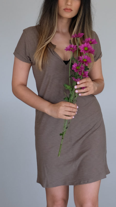 Nation LTD Lindsey T Shirt Dress Battalion – The Lunary