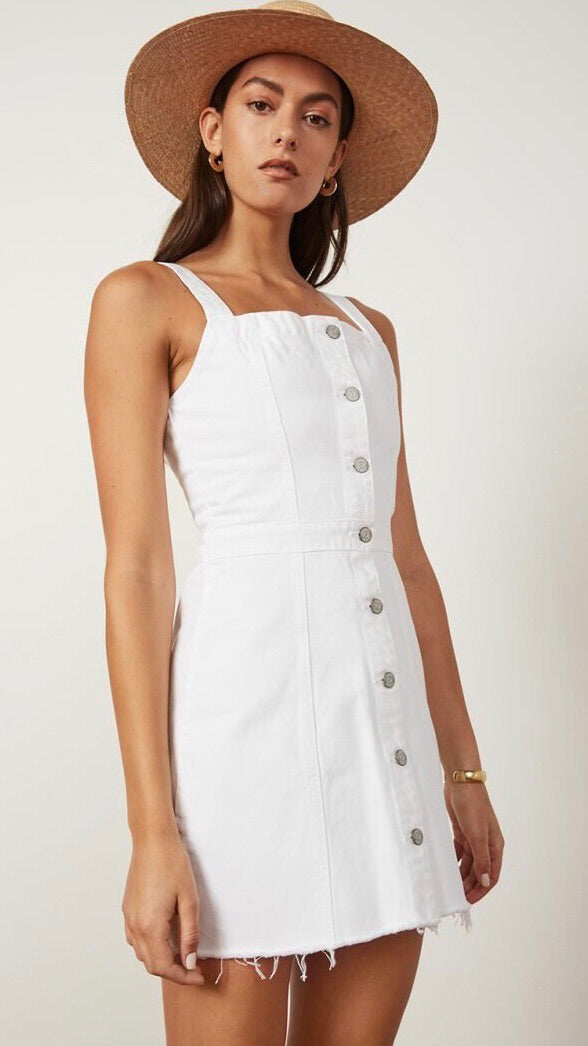 Boyish The Kennedy Denim Dress in Vertigo (1 XS left) Boyish The Kennedy Denim Dress in Vertigo (1 XS left)