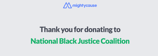 National Black Justice Coalition On MightCause