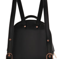 Black & Rose Gold BALI MINI Backpack by Matt & Nat