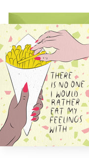 Emotional Eating Card by Boss Dotty Paper Co