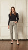 The Tommy High Rise Straight in Devil is a Woman Grey Stripe Wash by Boyish Jeans