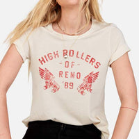 Mate the Label High Rollers of Reno Classic Crew Graphic Tee