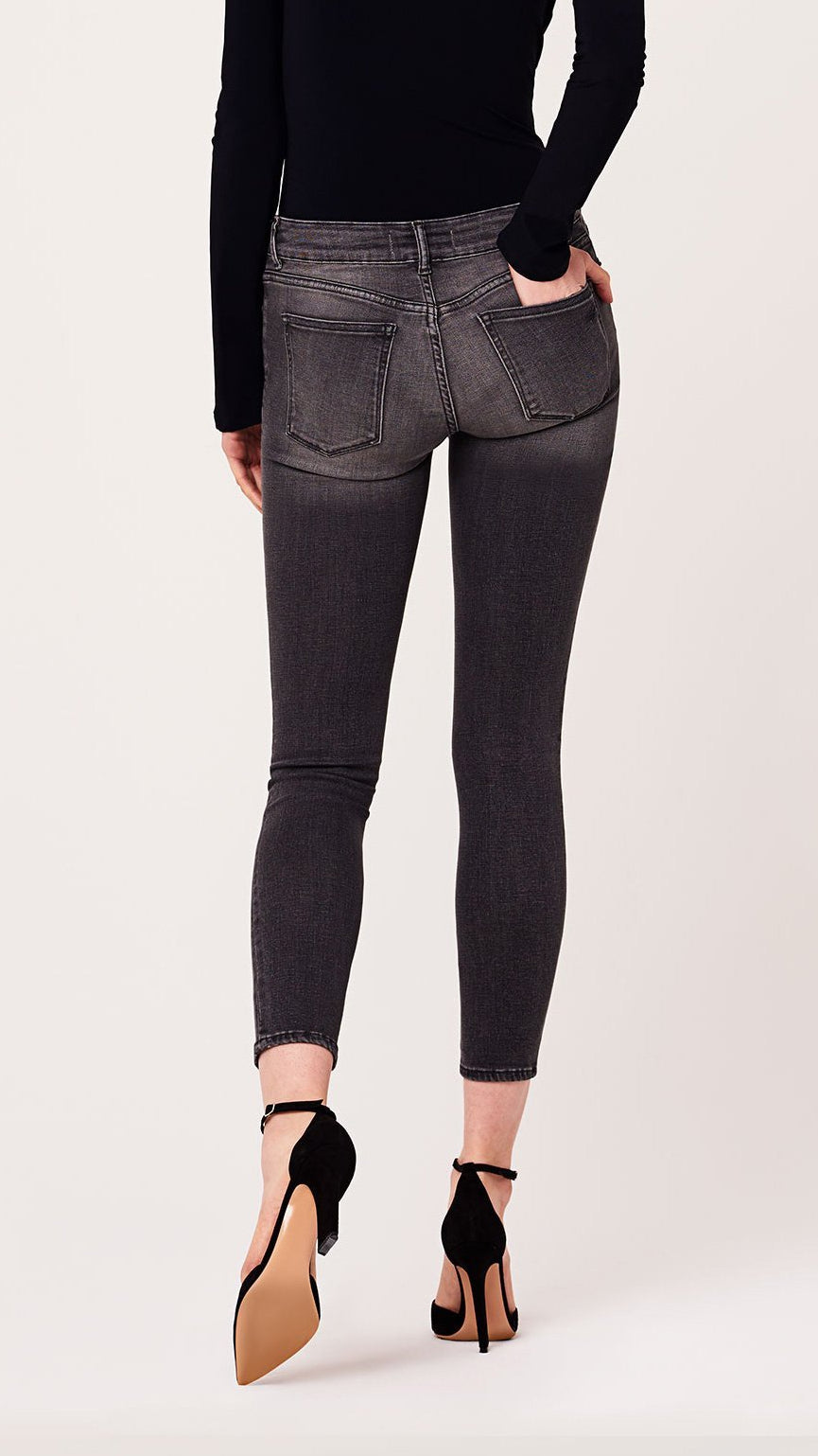 Margaux Mid Rise Ankle Skinny in Drizzle by DL1961
