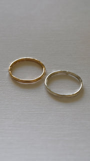 Hammered Stacking Rings by Sloane Jewelry Design