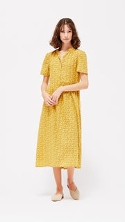 LACAUSA Clothing Dakota Midi Dress in Marigold