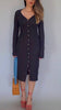 Kate Cardigan Dress in Washed Black by Nation LTD