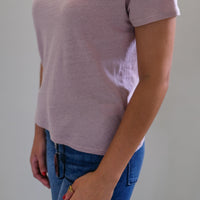 Nation Ltd Recycled Marie Tee in Putty