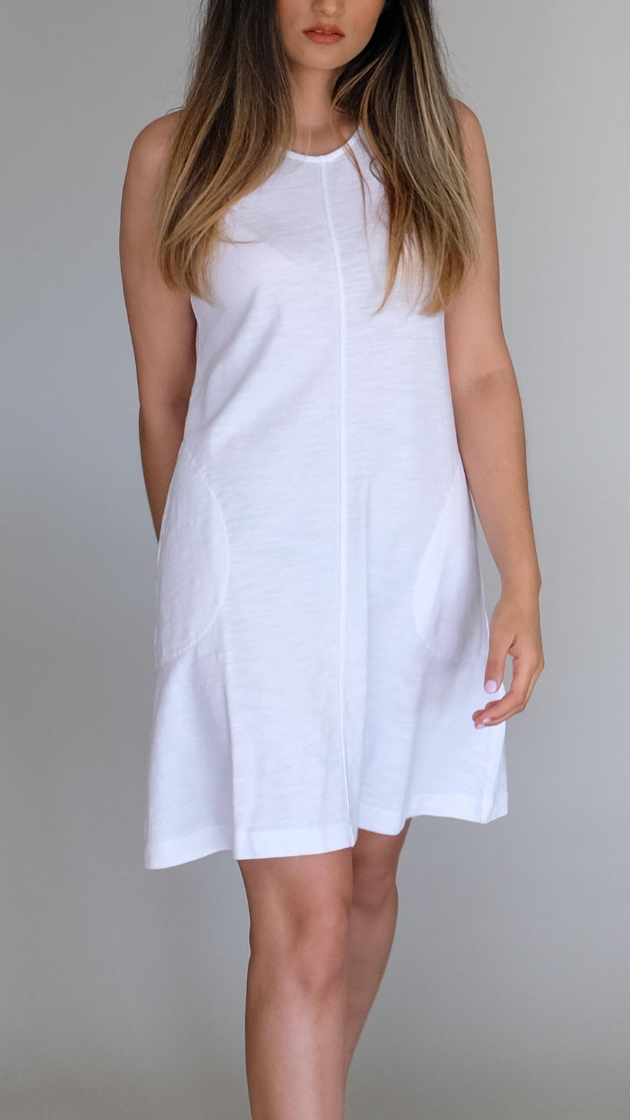 White A-Line Dress by Nation LTD