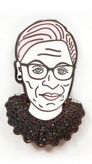 RBG Dissent Collar Pin by Boss Dotty Paper Co