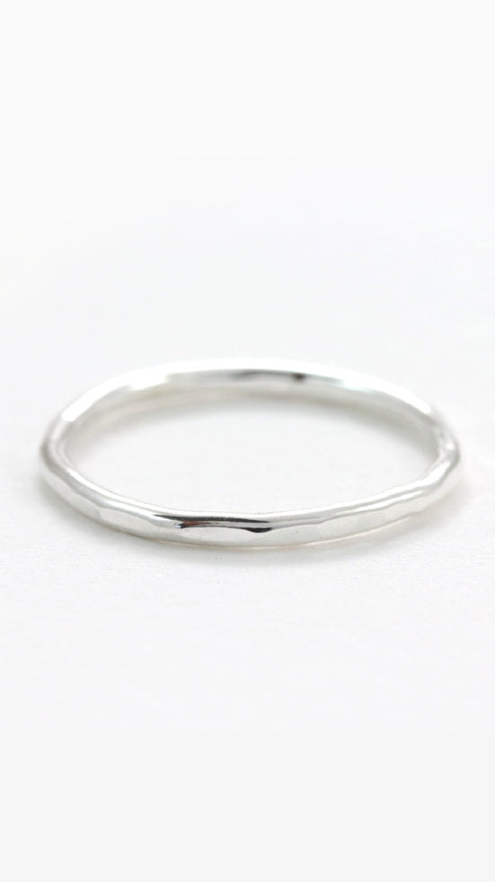 Silver Stacking Ring by Sloane Jewelry Design