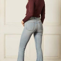 The Kingsley Wide Leg Flare by Boyish Jeans in Gone With The Wind Light Wash Denim