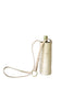 Water Bottle Bag in White Sand Raffia by HFS Collective