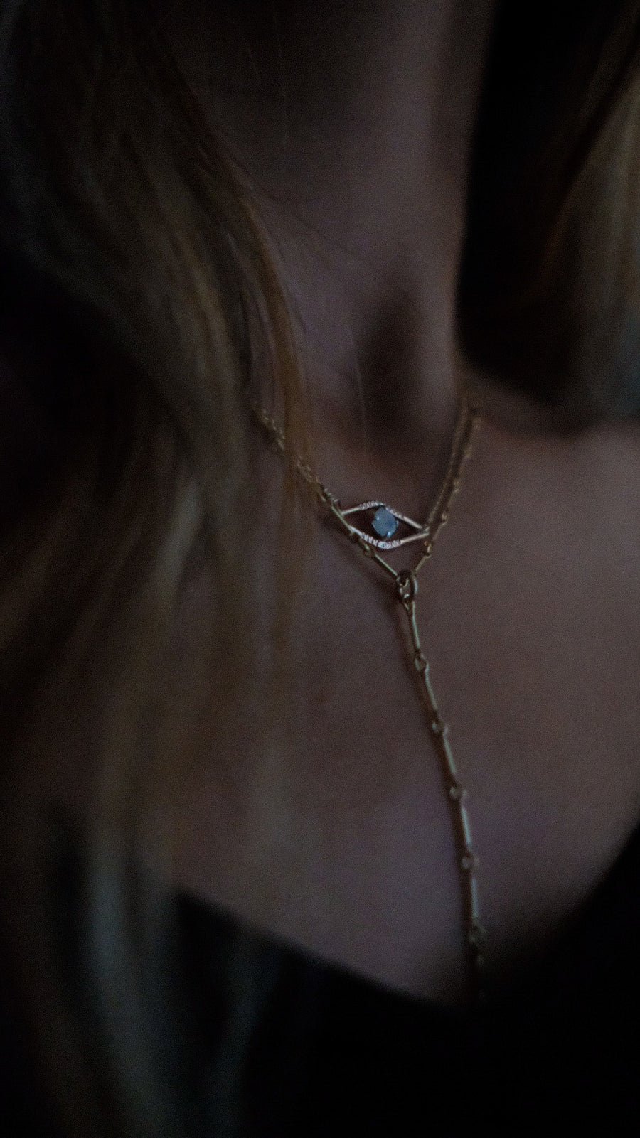 Sloane Jewelry Design Diamond Gem Necklace in Opal