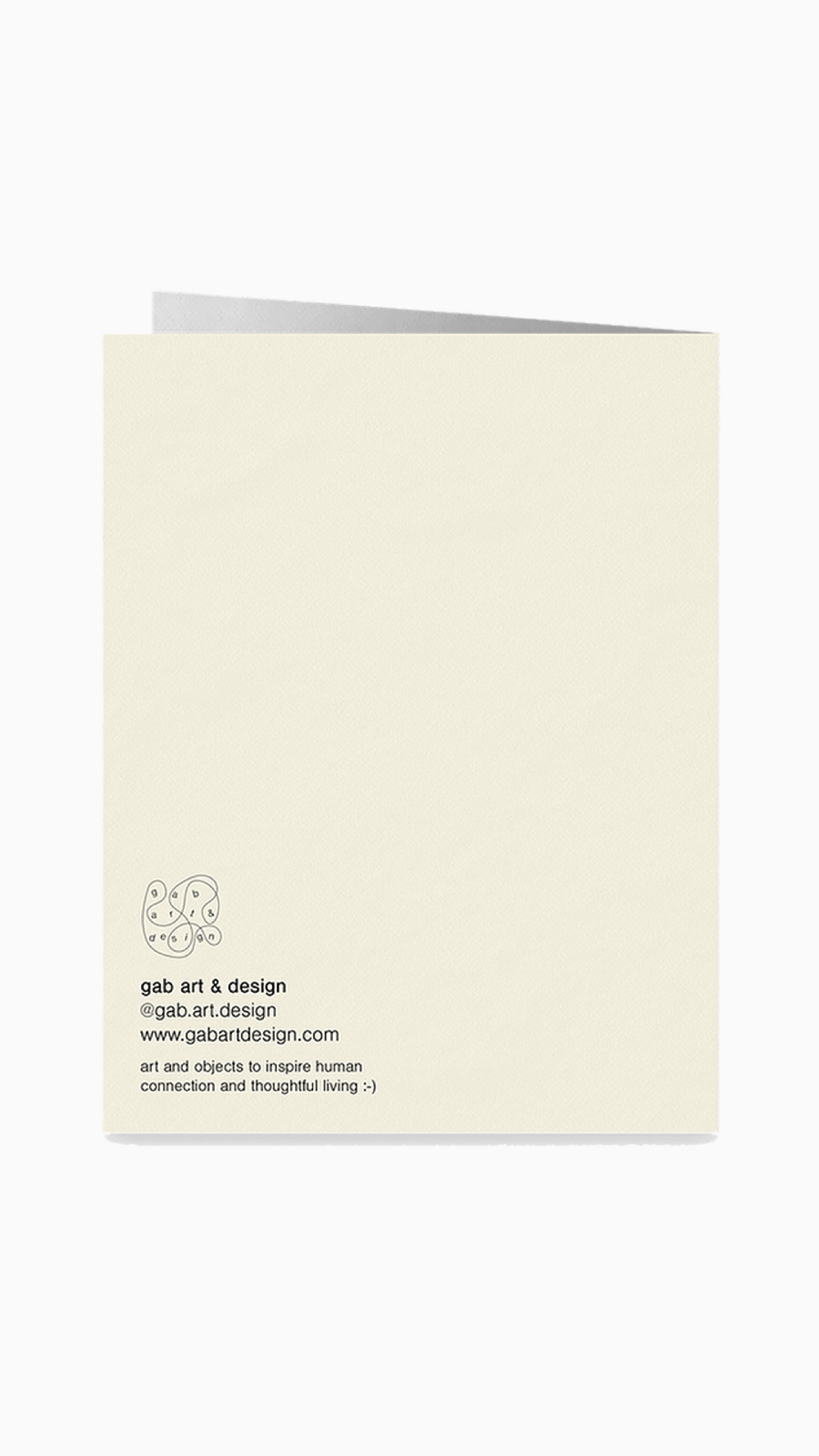 Minimalist Greeting Cards by Gab Art & Design