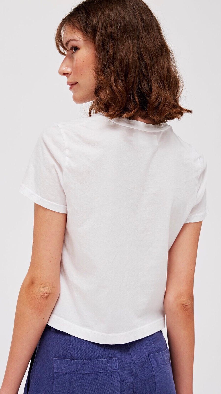 Foster Tee in White by Lacausa Clothing
