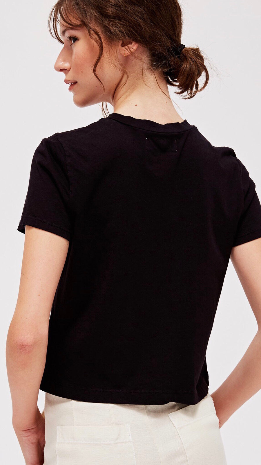 Foster Tee in Black by LACAUSA Clothing