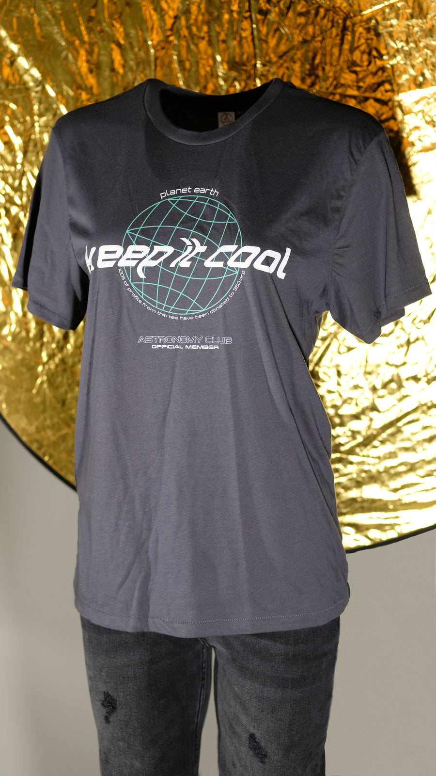 Astronomy Club Keep It Cool Organic Cotton Tee For 350.Org