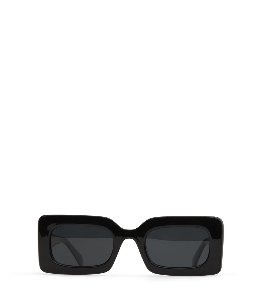 Black Rectangle Frame Tito Sunglasses by Matt & Nat