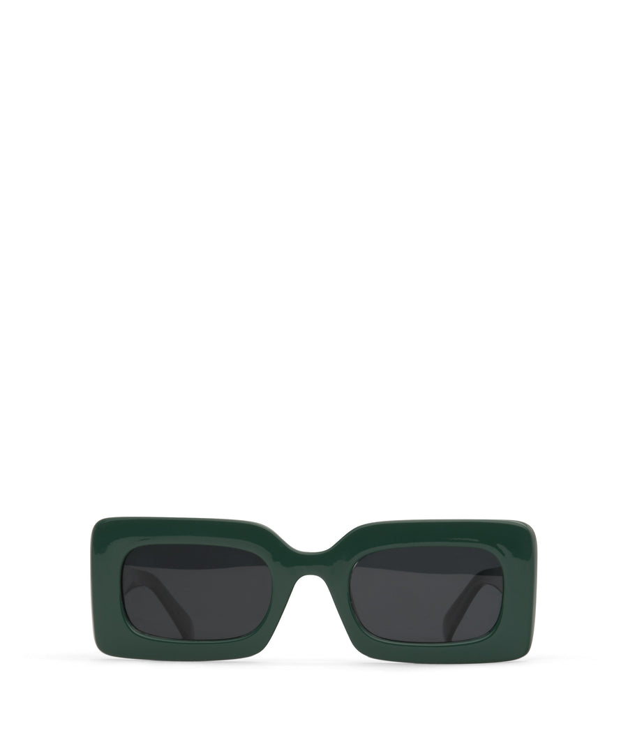 Green Pine Rectangle Frame Tito Sunglasses by Matt & Nat
